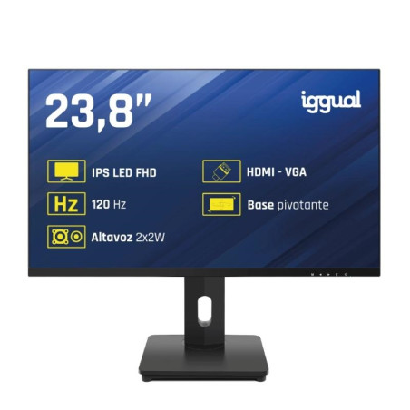 iggual Monitor 24 VGA HDMI 120Hz pivotante AA MM