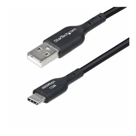 Cable usb tipo a a usb tipo c startech 0.15m - macho - macho - negro