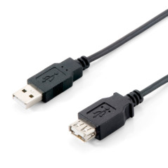 Cable equip alargo usb 2.0 tipo a macho - hembra 3m