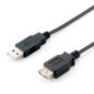 Cable equip alargo usb 2.0 tipo a macho - hembra 3m
