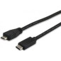 Cable usb tipo c a micro usb tipo b equip 1m - macho - macho - negro