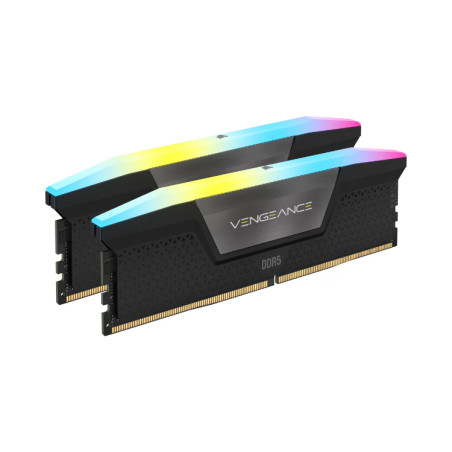 DDR5 32 GB(2X16KIT) 5600 VENGEANCE RGB BLACK CORSAIR