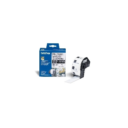 Etiquetas papel precortada brother dk11221 23 x 23 mm cuadrada ql - 50