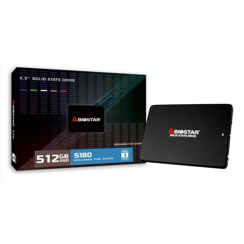 Biostar SSD S180 512Gb 2.5 SATA3 6Gb/s 512Mbs