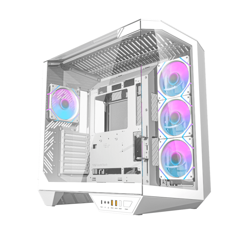 CAJA SEMITORRE ATX DY470 RGB BLANCO DARKFLASH