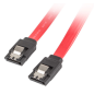 Lanberg CA-SASA-14CU-0050-R cable de SATA 0,5 m SATA 7-pin Rojo