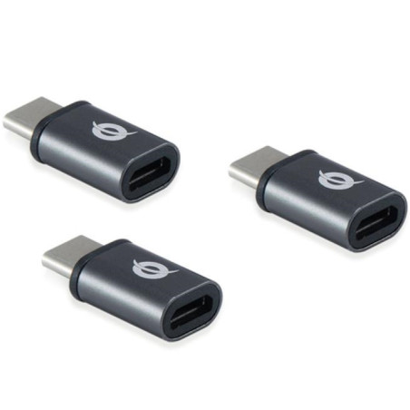 Kit adaptadores conceptronic usb tipo c 3.1 macho a micro usb hembra o