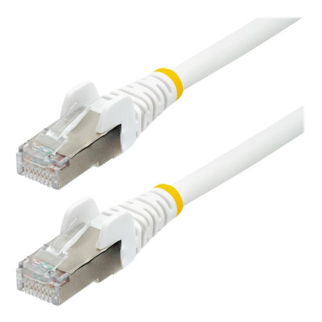 Cable de red startech latiguillo rj45 lszh s - ftp cat6a 5m blanco