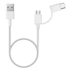 Cable micro usb - usb tipo c a usb tipo a xiaomi 1m - macho - macho - 