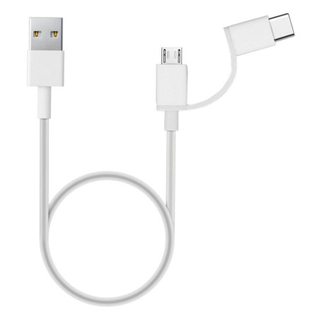 Cable micro usb - usb tipo c a usb tipo a xiaomi 1m - macho - macho - 
