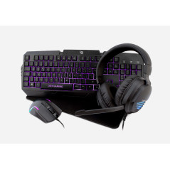 Kit teclado + raton + auriculares + alfombrilla gaming coolbox x - win
