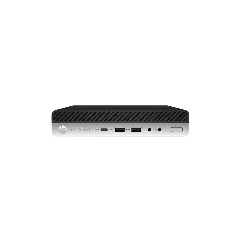 Ordenador reacondicionado mini hp elitedesk 800 g3 - i5 - 6th - 8gb - 256gb m2 - win 10 pro - sin cable trebol