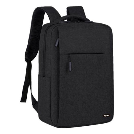 Mochila nilox professional para portatil 15.6 pulgadas negra