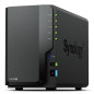 Servidor nas synology disk station ds225+ 2gb 2 bahias gigabit ethernet