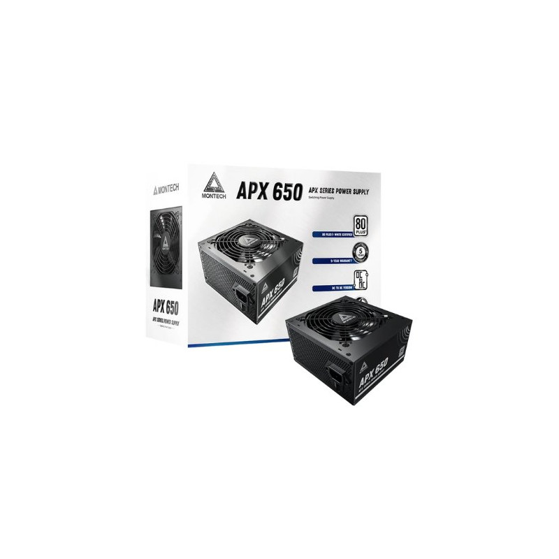 FUENTE ATX 650W MONTECH BLACK APX650